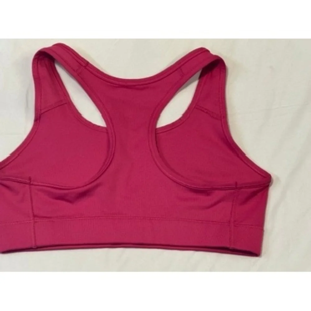 Nike Dri-FIT Womens Pink Racerback Sports Bra Medium Support Gym Training M